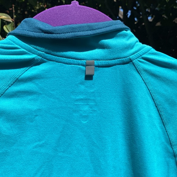 2/$45 NWT Nike JUST DO IT Bright Blue Quarter Zip Pullover - Picture 8 of 9